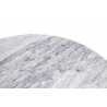 GT-09M.FI90 Stół TULIP MARBLE 90 CARRARA biały - blat okrągły marmurowy, metal