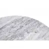 GT-09M.FI90 Stół TULIP MARBLE 90 CARRARA biały - blat okrągły marmurowy, metal