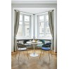 GT-09M.FI90 Stół TULIP MARBLE 90 CARRARA biały - blat okrągły marmurowy, metal