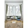 GT-09M.FI90 Stół TULIP MARBLE 90 CARRARA biały - blat okrągły marmurowy, metal