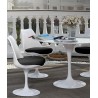 GT-09M.FI90 Stół TULIP MARBLE 90 CARRARA biały - blat okrągły marmurowy, metal