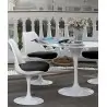 GT-09M.FI90 Stół TULIP MARBLE 90 CARRARA biały - blat okrągły marmurowy, metal