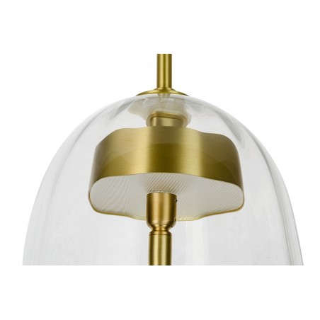 MD12001-1T-200 Lampa wisząca CHAPLIN 200 mosiądz - LED, szkło