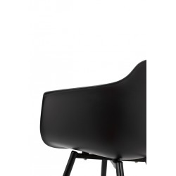 293-CPP3.BLACK Krzesło ECMO ARM czarne