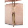 HE510X-3.PECH.PINK Fotel LOW TEDDY PINK różowy
