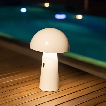 LUMSTK025BXWLNW NEW GARDEN lampa biurkowa SHITAKE BLANCO