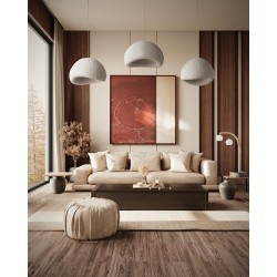 MSE1501100467 MOOSEE lampa wisząca NEST 80 biała