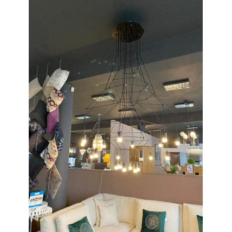 MSE1501100470 Lampa wisząca FLUSSO 20 czarna