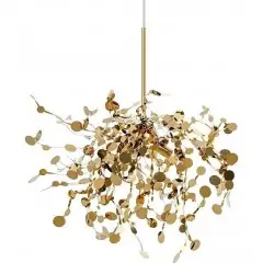 JD8653-1.GOLD Lampa wisząca MONETE SINGLE złota - metal