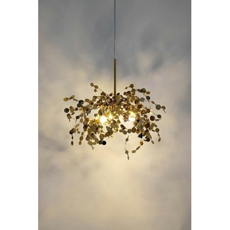 JD8653-1.GOLD Lampa wisząca MONETE SINGLE złota - metal