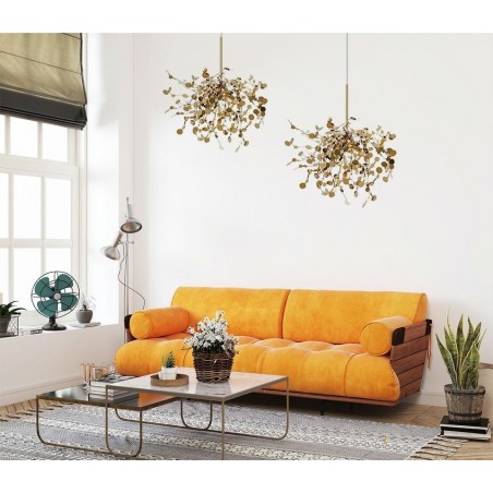 JD8653-1.GOLD Lampa wisząca MONETE SINGLE złota - metal