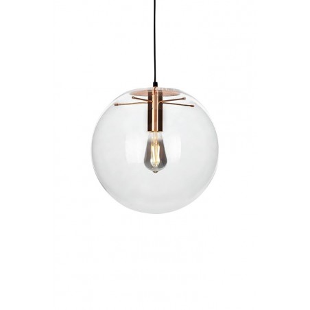 XCP7538-20.COPPER Lampa wisząca SANDRA 20 miedziana - szkło, metal