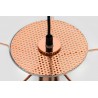 XCP7538-20.COPPER Lampa wisząca SANDRA 20 miedziana - szkło, metal