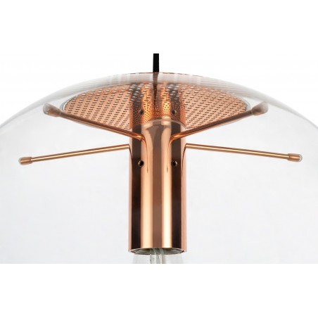 XCP7538-20.COPPER Lampa wisząca SANDRA 20 miedziana - szkło, metal