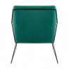 MSE011000308.V35 Fotel EMMA VELVET ciemny zielony welur - podstawa czarna