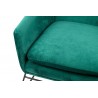 MSE011000308.V35 Fotel EMMA VELVET ciemny zielony welur - podstawa czarna