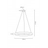 MSE010100174 MOOSEE lampa wisząca LIBERTY 80 złota