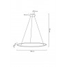 MSE1501100158 MOOSEE lampa wisząca RING SLIM 100 złota