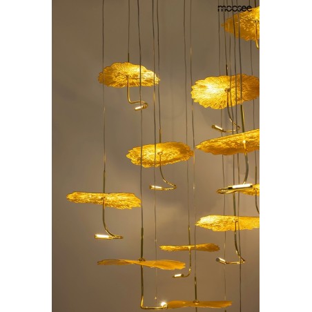 MSE1501100168 MOOSEE lampa wisząca LEAFS DISC złota