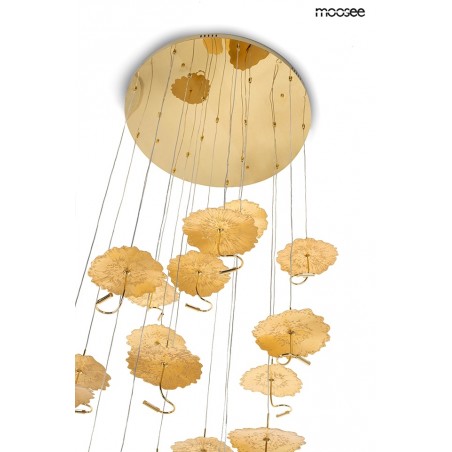 MSE1501100168 MOOSEE lampa wisząca LEAFS DISC złota