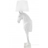 MSE1501100431 Lampa podłogowa KOŃ HORSE STAND M biała  - włókno szklane