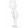 MSE1501100431 Lampa podłogowa KOŃ HORSE STAND M biała  - włókno szklane
