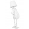 MSE1501100431 Lampa podłogowa KOŃ HORSE STAND M biała  - włókno szklane