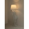 MSE1501100431 Lampa podłogowa KOŃ HORSE STAND M biała  - włókno szklane