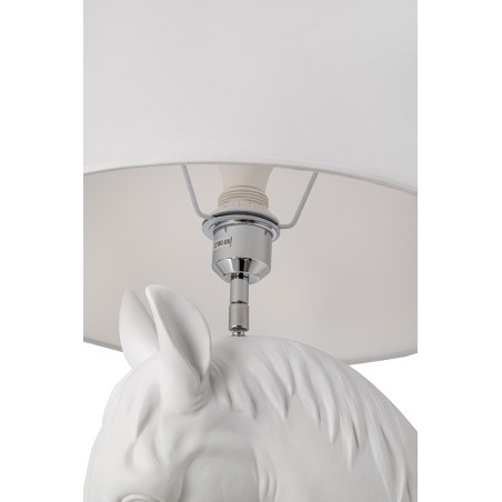 MSE1501100431 Lampa podłogowa KOŃ HORSE STAND M biała  - włókno szklane