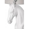MSE1501100431 Lampa podłogowa KOŃ HORSE STAND M biała  - włókno szklane