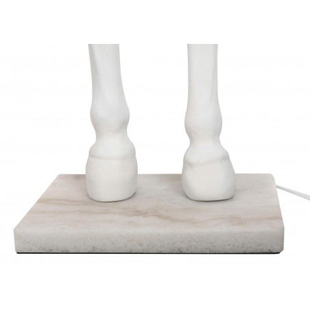 MSE1501100431 Lampa podłogowa KOŃ HORSE STAND M biała  - włókno szklane