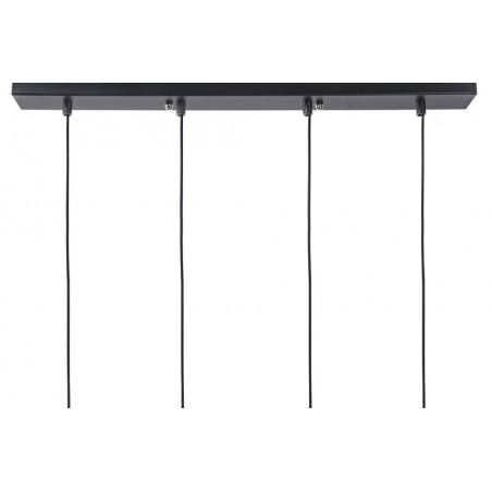 JD0032-4P Lampa wisząca FLUSSO LINE 4 czarna