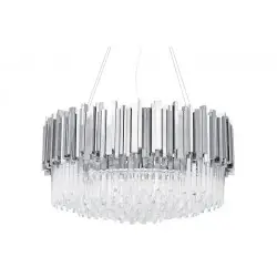 DW-D5688M.SILVER Lampa wisząca IMPERIAL SILVER 80 - stal, kryształ