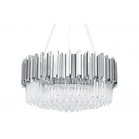 DW-D5688M.SILVER Lampa wisząca IMPERIAL SILVER 80 - stal, kryształ