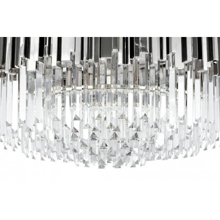 DW-D5688M.SILVER Lampa wisząca IMPERIAL SILVER 80 - stal, kryształ