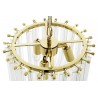 JD9607-L.GOLD Lampa wisząca MURANO L złota - szkło, metal