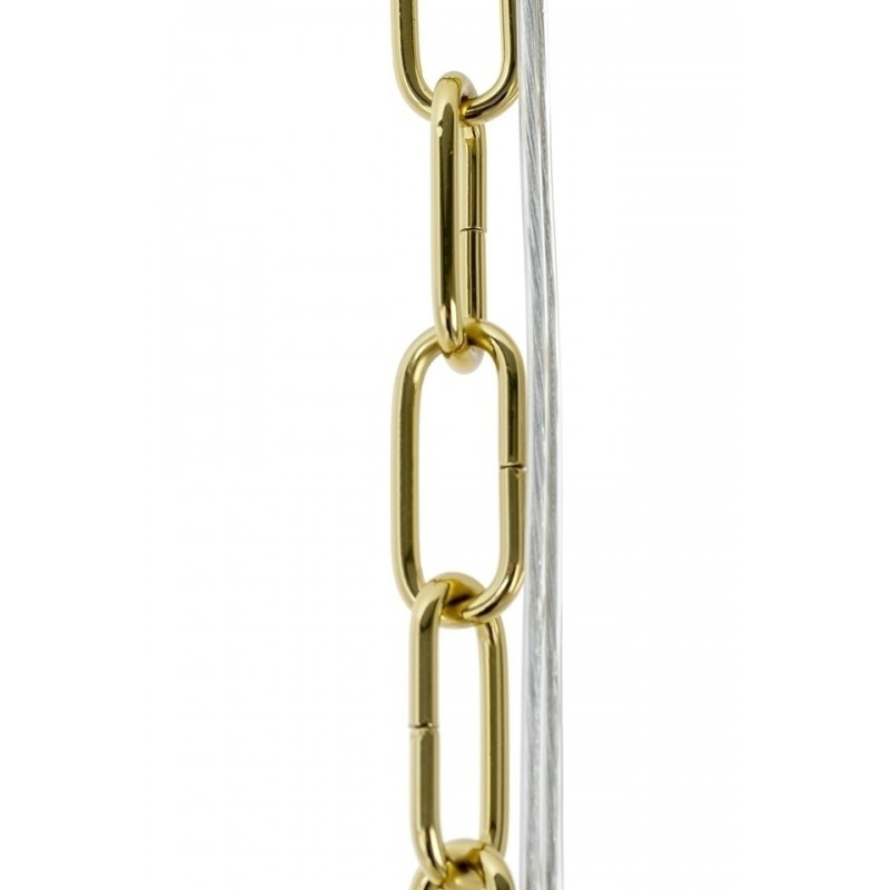 JD9607-L.GOLD Lampa wisząca MURANO L złota - szkło, metal