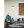 JD9607-L.GOLD Lampa wisząca MURANO L złota - szkło, metal