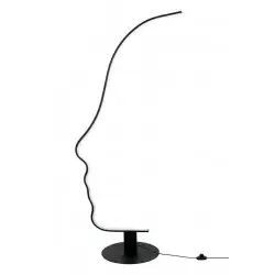 MSE1501100420 Lampa podłogowa FACE FLOOR czarna
