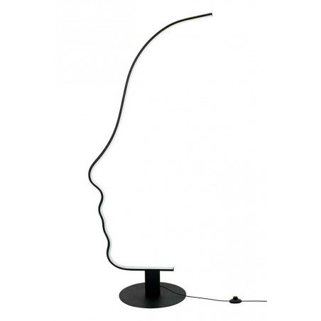 MSE1501100420 Lampa podłogowa FACE FLOOR czarna