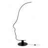 MSE1501100420 Lampa podłogowa FACE FLOOR czarna