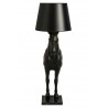 MSE1501100429 Lampa podłogowa KOŃ HORSE STAND S czarna  - włókno szklane