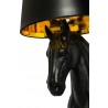 MSE1501100429 Lampa podłogowa KOŃ HORSE STAND S czarna  - włókno szklane