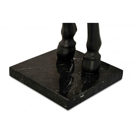 MSE1501100429 Lampa podłogowa KOŃ HORSE STAND S czarna  - włókno szklane