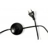 MSE1501100429 Lampa podłogowa KOŃ HORSE STAND S czarna  - włókno szklane