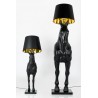 MSE1501100429 Lampa podłogowa KOŃ HORSE STAND S czarna  - włókno szklane