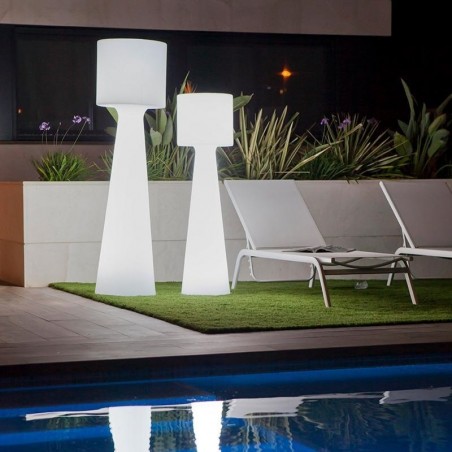 LUMGC140WLNW NEW GARDEN lampa ogrodowa GRACE 140  BATTERY biała