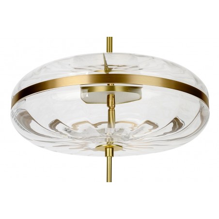MD12001-1-360 Lampa wisząca CHAPLIN 360 mosiądz - LED, szkło