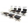 T066F.WHITE Fotel LOUNGE HM PREMIUM SZEROKI biały - orzech