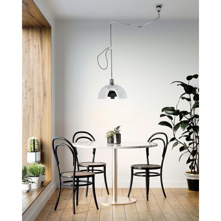 JD8998 Lampa wisząca ROTA 360 srebrny chrom